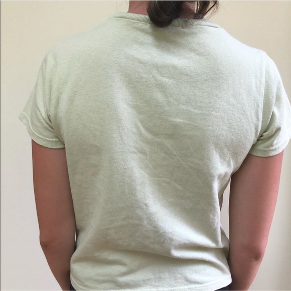 Brandy Melville Lime Green Butterfly Short - Picture 2 of 2